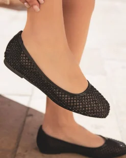 Sale Casual Mode Ballerines femme plates confort es - Stéphanie Noir