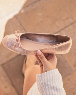 Best Casual Mode Ballerines femme plates confort - Dany Champagne