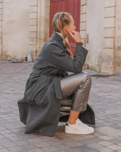 New Casual Mode Basket femme ée à lacets - Patricia Argent