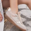 New Casual Mode Basket femme à lacets - Alessandra Beige