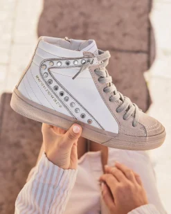 Outlet Casual Mode Basket femme he montante - Eurydice Blanc