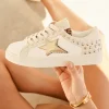 Outlet Casual Mode Basket femme he étoile à lacets - Arabella Blanc