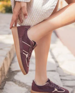 New Casual Mode Basket femme à lacets - Alessandra Bordeaux