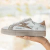 Outlet Casual Mode Basket femme éclair dé à lacets - Emma Or