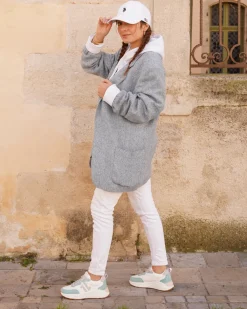 Fashion Casual Mode Basket femme compensée pastel à lacets - CL89 PASTEL Bleu