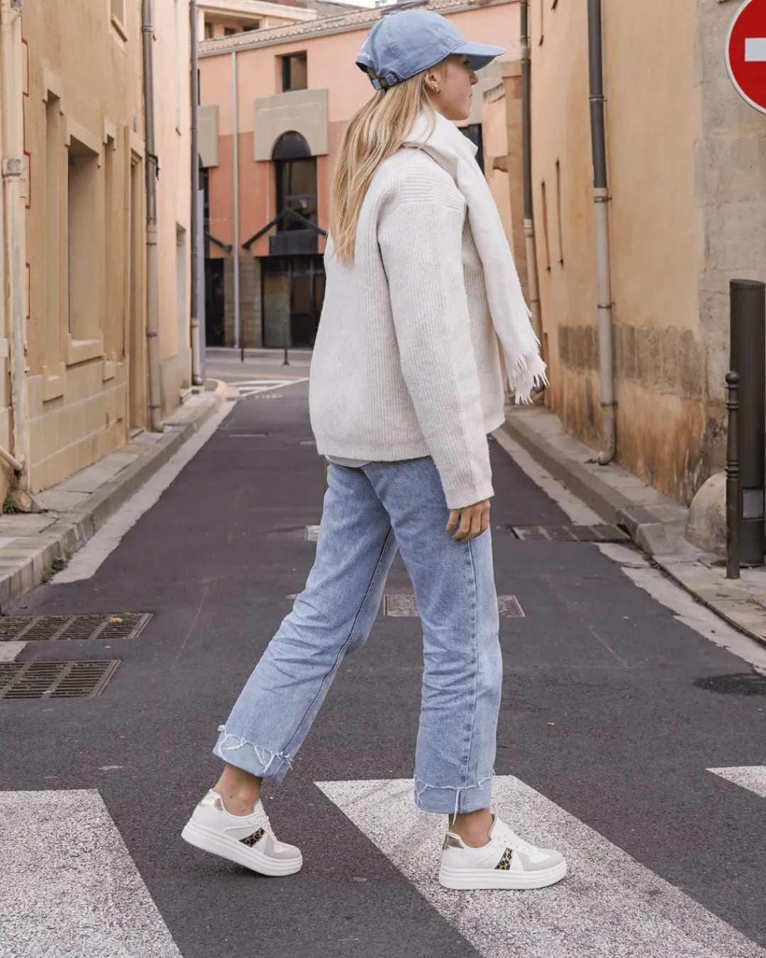 Fashion Casual Mode Basket femme compensée léopard à lacets - Alicia Leopard
