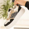 Discount Casual Mode Basket femme compensée semelle épaisse e à lacets - Daniella Noir
