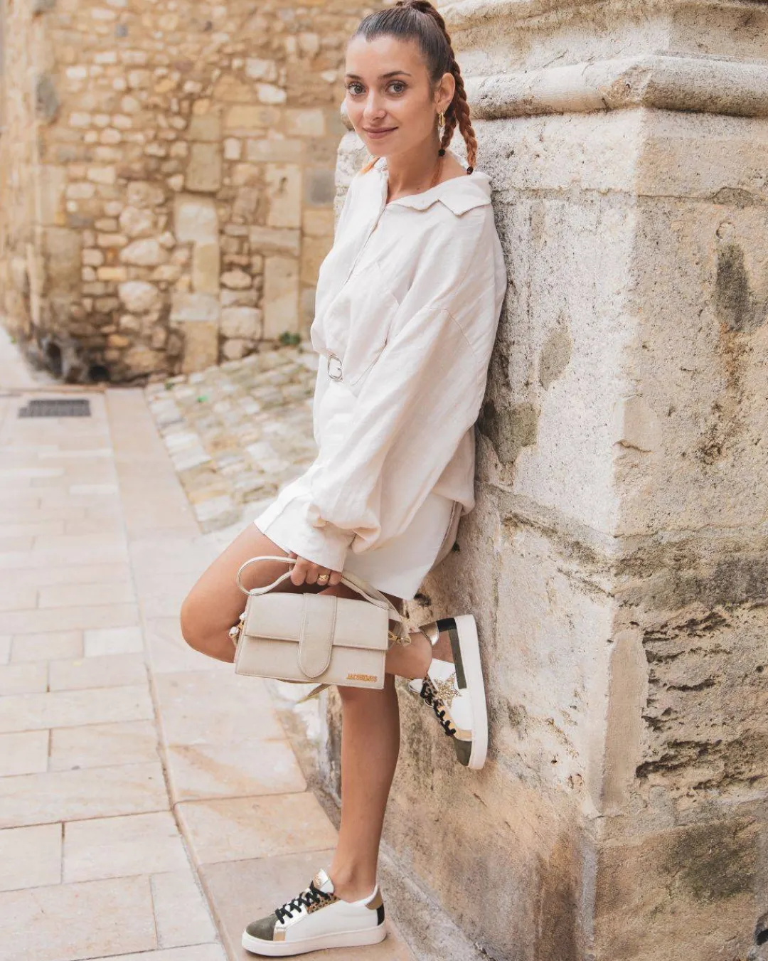 Online Casual Mode Basket femme à lacets - Isabela Kaki