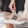 New Casual Mode Basket femme léopard semelle épaisse - Émilie Leopard