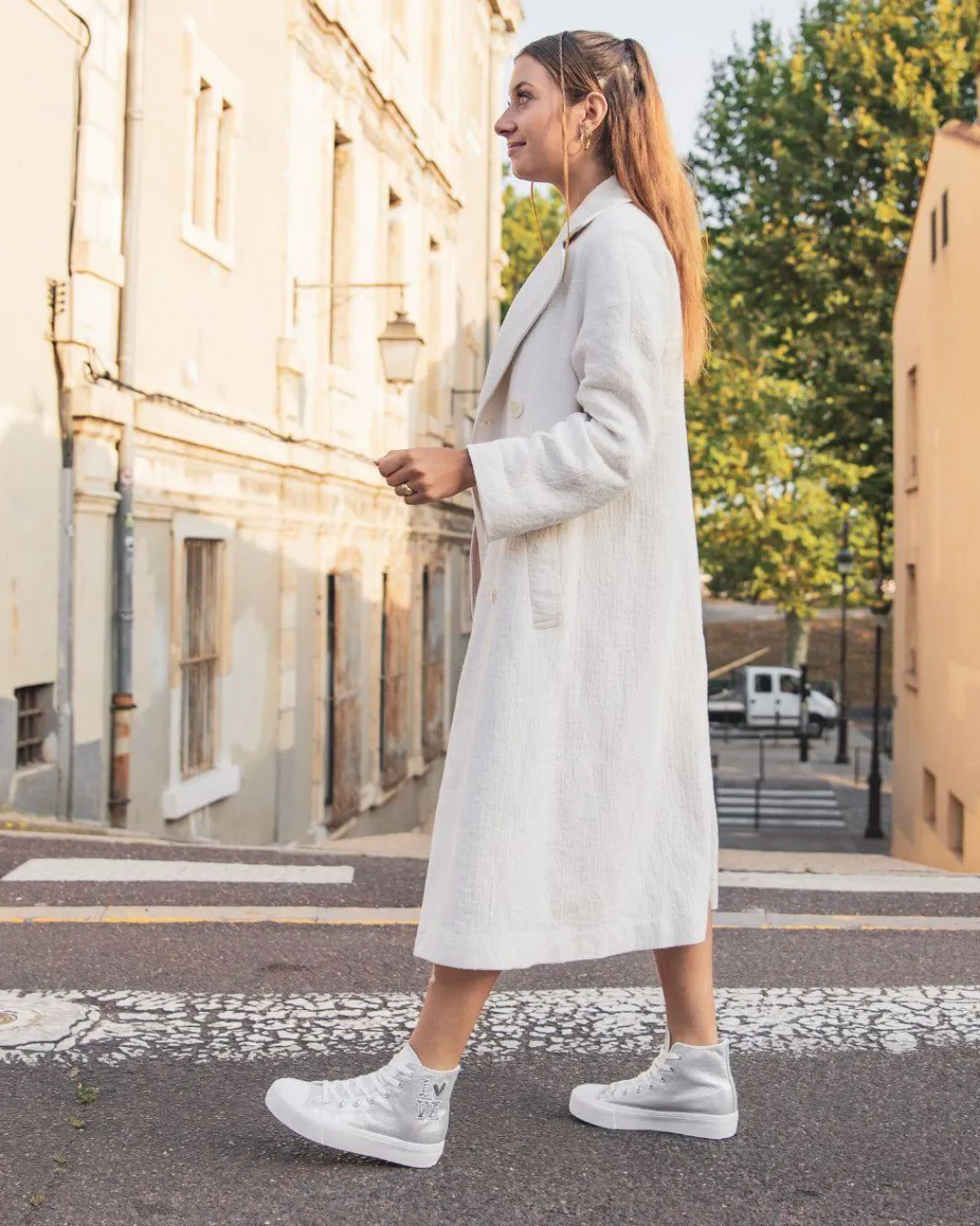Sale Casual Mode Basket femme montante ée à lacets - Lydia Argent