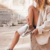 Best Casual Mode Basket femme montante étoile - Cassis Camel