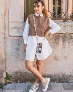 Sale Casual Mode Basket femme montante dée à lacets - Kelly Or