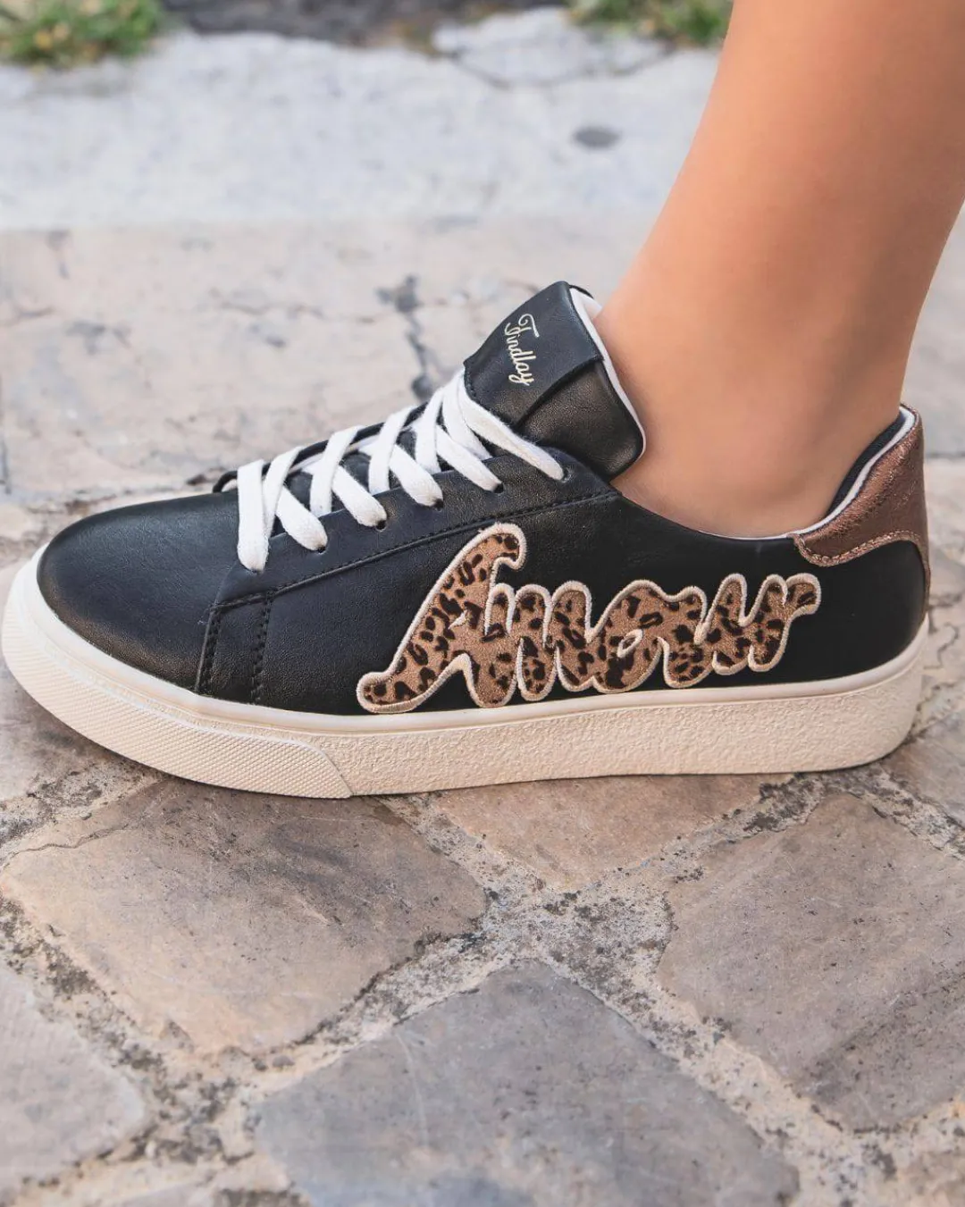 Clearance Casual Mode Basket femme e à lacets - Isabella Noir