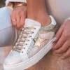 Fashion Casual Mode Basket femme paillettes dées étoile - Cassy Or