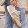 Hot Casual Mode Basket femme à lacets - Agathe Taupe