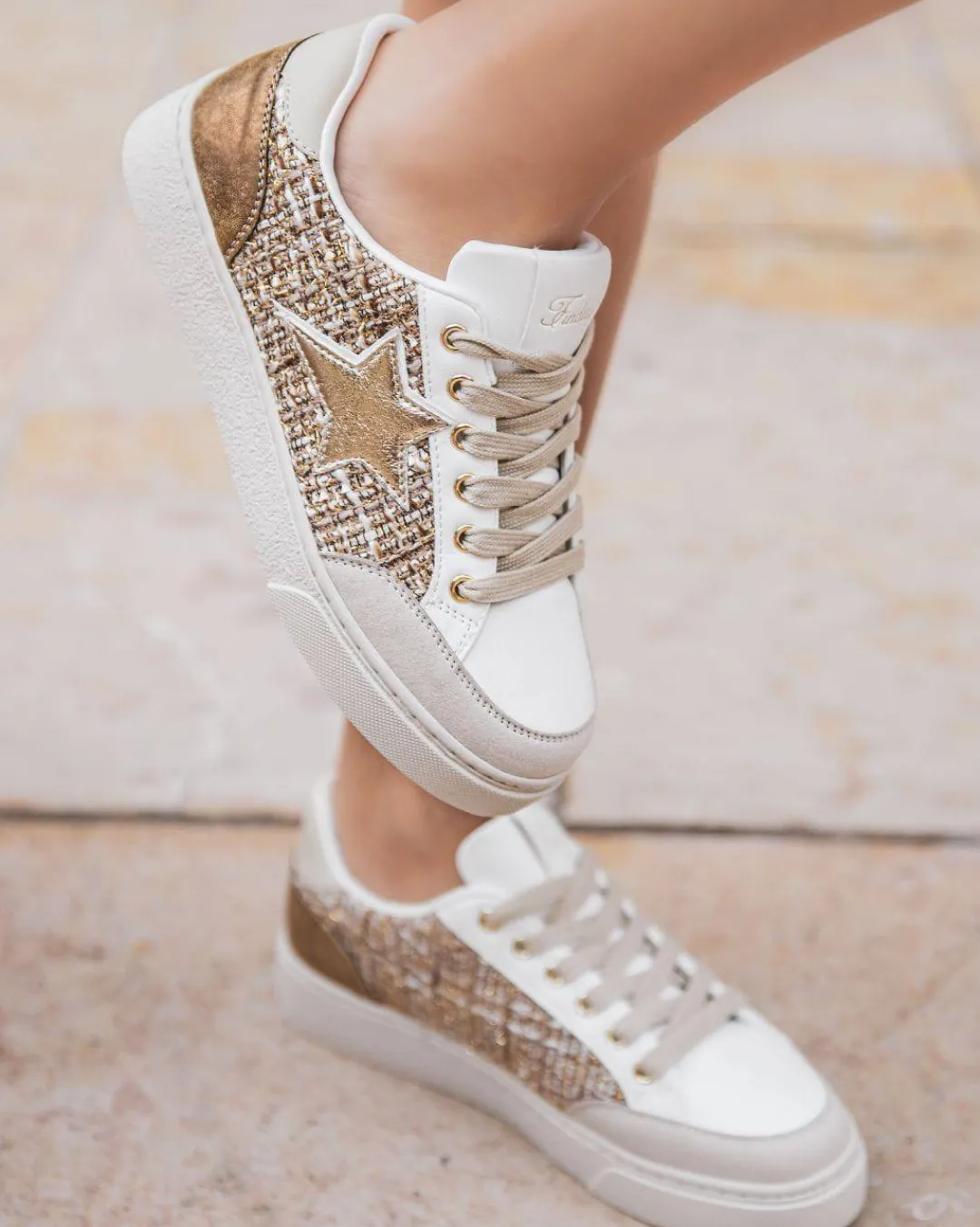 Sale Casual Mode Basket femme étoile dée à lacets - Destiny Or