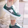 Online Casual Mode Basket femme e à lacets - Castille Vert