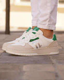 Fashion Casual Mode Basket femme e à lacets - CL90 GREEN Vert