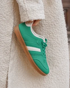 Sale Casual Mode Basket femme e à lacets - Joséphine Vert