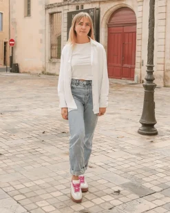 New Casual Mode Basket semelle marron femme e à lacets - Claire Gris