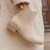 Clearance Casual Mode Bottines femme avec ruban - Constance Beige