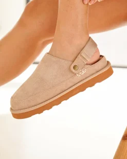 Discount Casual Mode Mules femme compensées - Kamila Beige
