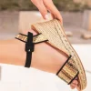 Online Casual Mode Sandale femme compensée - Sana Noir