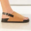 Fashion Casual Mode Sandale femme plateforme - Kenza Camel
