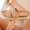 Online Casual Mode Sandale femme plateforme mule - Mercedes Camel