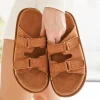Discount Casual Mode Sandale femme plateforme mule - Laure Camel
