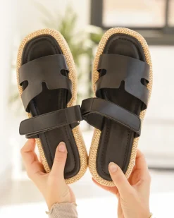 Online Casual Mode Sandale femme plateforme mule e - Bathilde Noir
