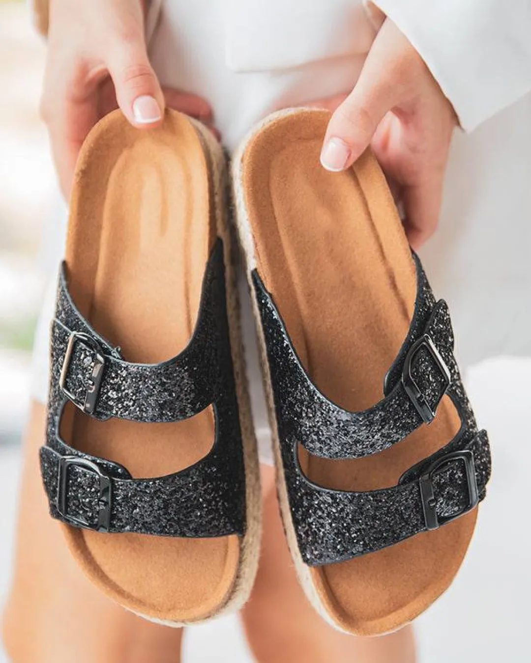Fashion Casual Mode Sandale femme plateforme mule es - Bétina Noir