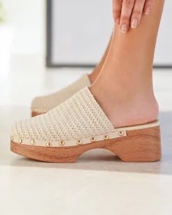 Best Casual Mode Sandale femme talon carré - Floriane Beige