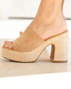 Discount Casual Mode Sandale femme talon carré - Sabrina Taupe