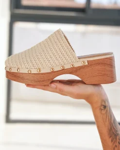 Best Casual Mode Sandale femme talon carré - Floriane Beige