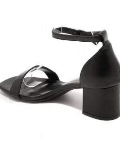 Online Casual Mode Sandale femme talon carré - Judith Noir